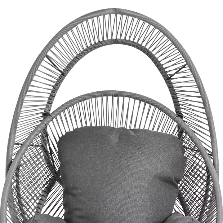 ΠΟΛΥΘΡΟΝΑ-ΦΩΛΙΑ RULER HM6506.01 ΓΚΡΙ ΜΕΤΑΛΛΟ-P.E.RATTAN-ΜΑΞΙΛΑΡΙΑ 90x85x149Υεκ