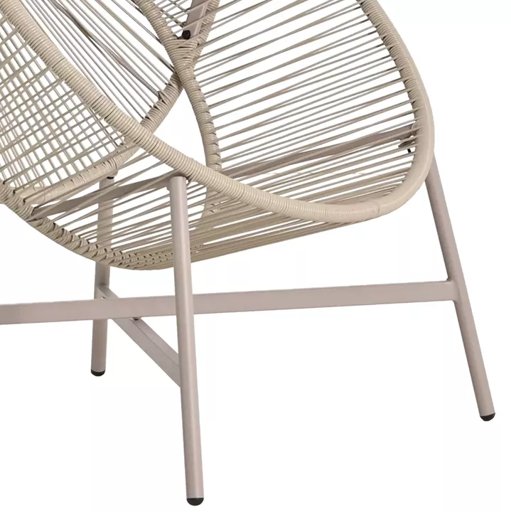 ΠΟΛΥΘΡΟΝΑ-ΦΩΛΙΑ RULER HM6506.02 ΜΟΚΑ ΜΕΤΑΛΛΟ-P.E.RATTAN--ΓΚΡΙ ΜΑΞΙΛΑΡΙΑ 90x85x149Υεκ