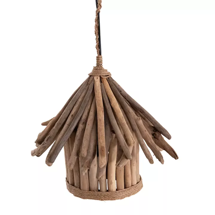 ΦΩΤΙΣΤΙΚΟ ΟΡΟΦΗΣ ΚΡΕΜΑΣΤΟ TREIT HM4874 DRIFTWOOD ΣΕ ΦΥΣΙΚΟ Φ40x73Υεκ [1xΕ27]