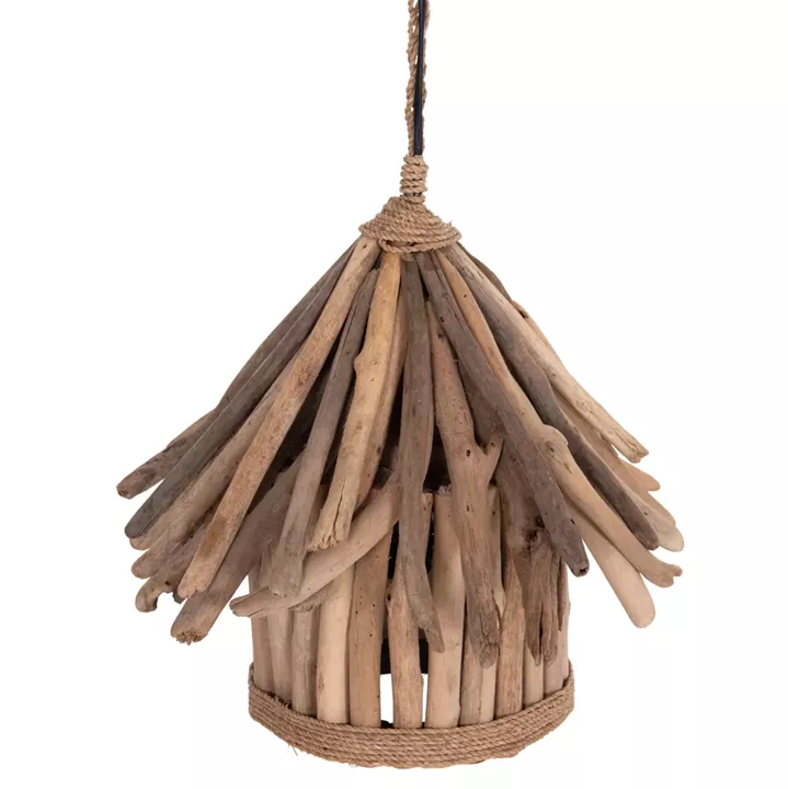 ΦΩΤΙΣΤΙΚΟ ΟΡΟΦΗΣ ΚΡΕΜΑΣΤΟ TREIT HM4874 DRIFTWOOD ΣΕ ΦΥΣΙΚΟ Φ40x73Υεκ [1xΕ27]
