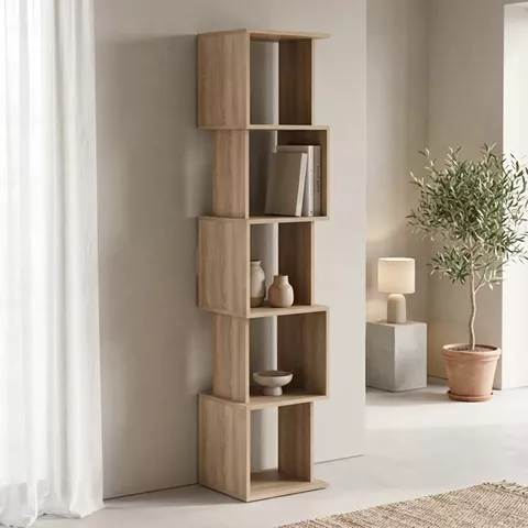 Cubik pakoworld sonoma bookcase 35x30x161cm