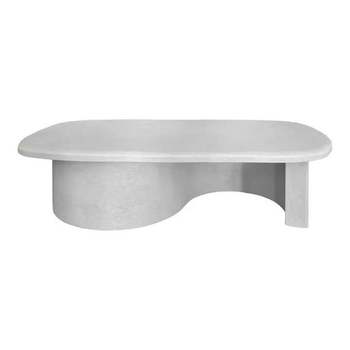 Τραπέζι σαλονιού Verven pakoworld mdf λευκό 120x60x32εκ