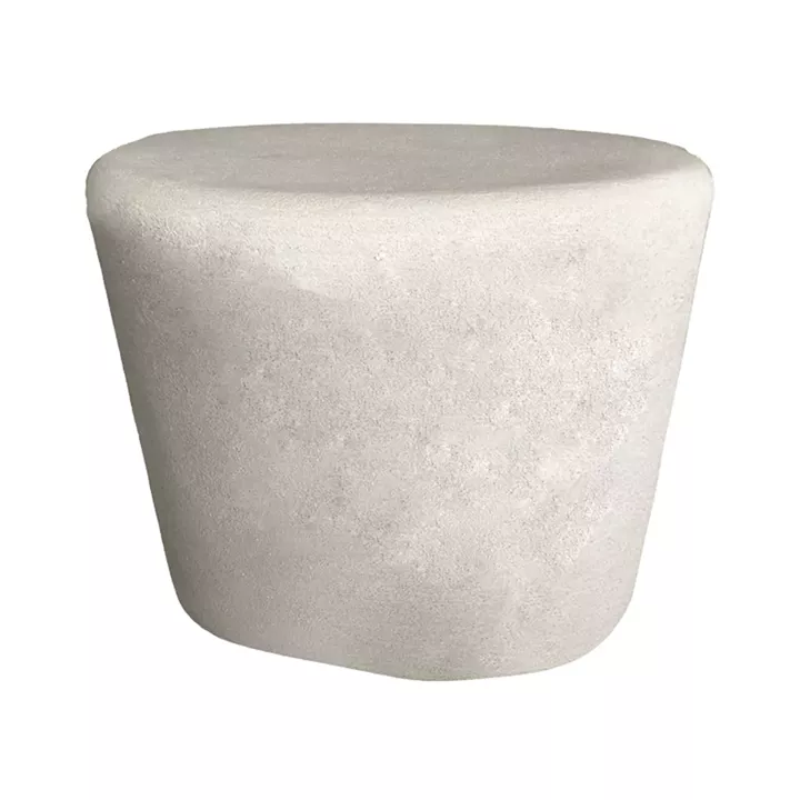 Βοηθητικό τραπέζι Fedris pakoworld mdf λευκό Φ56x45εκ