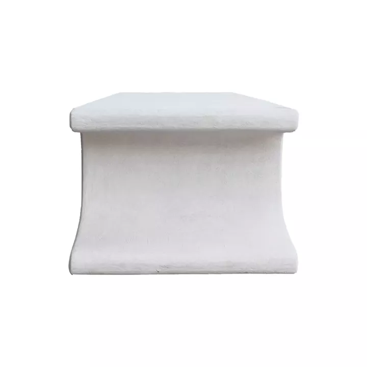 Τραπέζι σαλονιού Nafel pakoworld mdf λευκό 120x60x45εκ