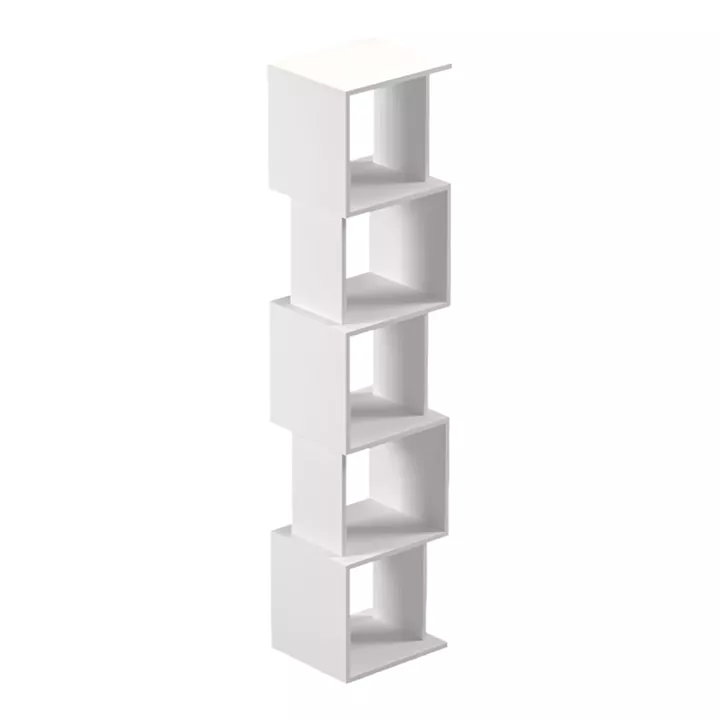 Βιβλιοθήκη Cubik pakoworld λευκό 35x30x161εκ