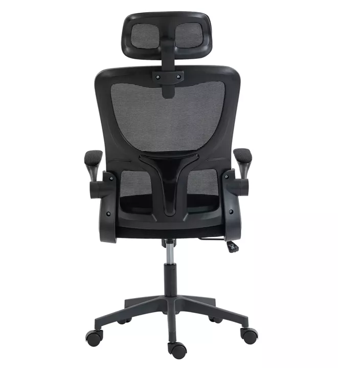 ΚΑΡΕΚΛΑ ΓΡΑΦΕΙΟΥ KESI HM1222.01 ΜΑΥΡO MESH & PP 52x50x122Υεκ.
