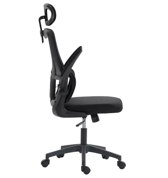 ΚΑΡΕΚΛΑ ΓΡΑΦΕΙΟΥ KESI HM1222.01 ΜΑΥΡO MESH & PP 52x50x122Υεκ.