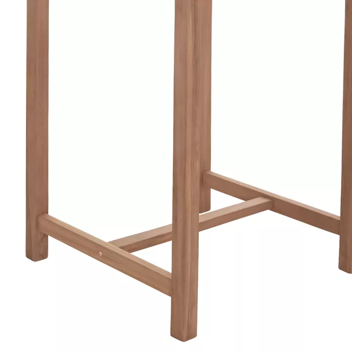 BAR SQUARE TABLE PRESSCOT HM18113 TEAK WOOD IN NATURAL COLOR 70x70x105Hcm.