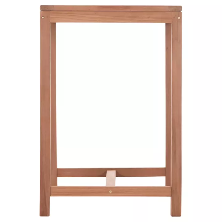 BAR SQUARE TABLE PRESSCOT HM18113 TEAK WOOD IN NATURAL COLOR 70x70x105Hcm.