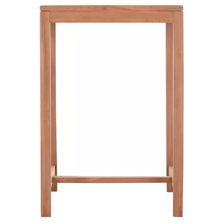 BAR SQUARE TABLE PRESSCOT HM18113 TEAK WOOD IN NATURAL COLOR 70x70x105Hcm.