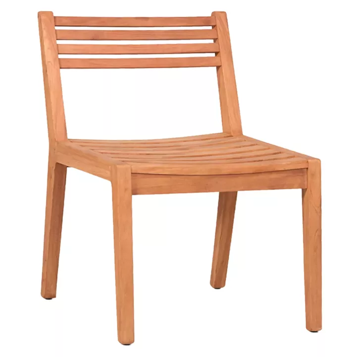 OUTDOOR DINING CHAIR PAVEL HM6615 TEAK WOOD--NATURAL COLOR 46x54x78Hcm