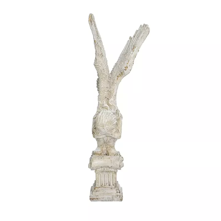 Artekko Statue Διακοσμητικό Γλυπτό από Μαγνήσιο σε Λευκή Πατίνα (30x32x95.5)cm