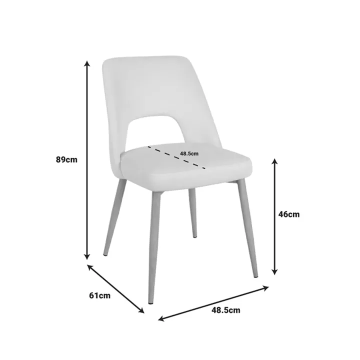 Dining Room with Murde Chairs Black and Domonic Table Black D120x75cm Set of 5pcs