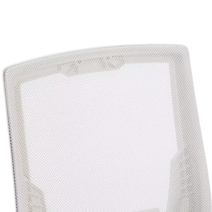 OFFICE CHAIR ZENITH HM1225.02 POLYPROPYLENE IN WHITE--MESH IN LIGHT GREY 60x60x92-100Hcm