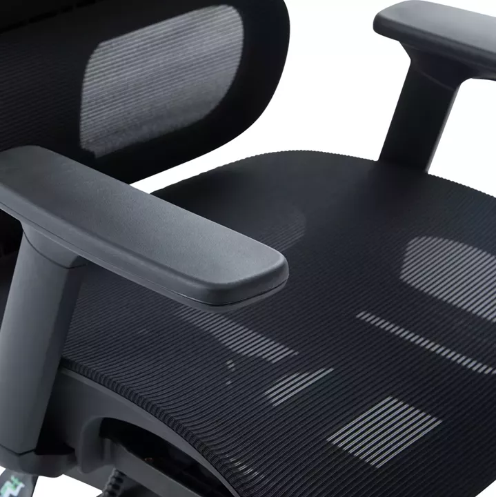 ΚΑΡΕΚΛΑ ΓΡΑΦΕΙΟΥ APEX HM1227.01 ΜΑΥΡO MESH & PP 68x68x120-130Υεκ
