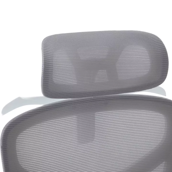 OFFICE CHAIR APEX HM1227.02 WHITE PP--LIGHT GREY MESH FABRIC 68x68x120-130Hcm.