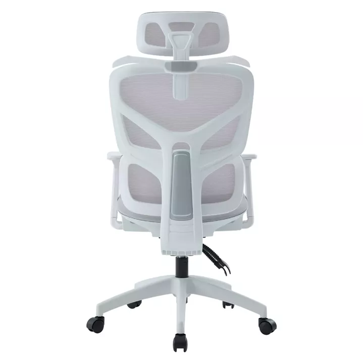 OFFICE CHAIR APEX HM1227.02 WHITE PP--LIGHT GREY MESH FABRIC 68x68x120-130Hcm.