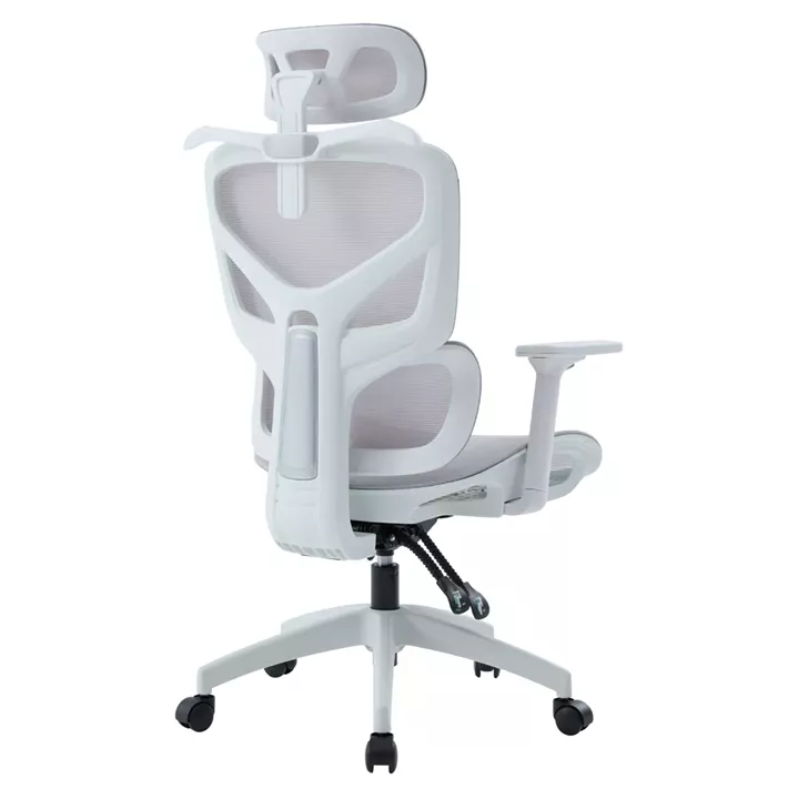 OFFICE CHAIR APEX HM1227.02 WHITE PP--LIGHT GREY MESH FABRIC 68x68x120-130Hcm.