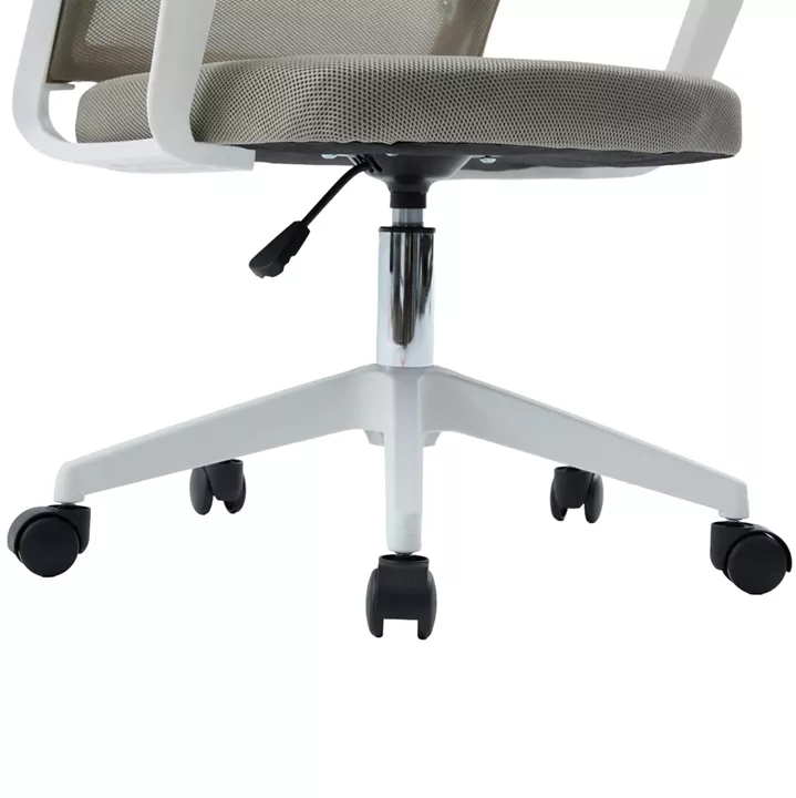 ΚΑΡΕΚΛΑ ΓΡΑΦΕΙΟΥ VELOCITY HM1229.02 ΛΕΥΚΟ PP--ΑΝΟΙΧΤΟ ΓΚΡΙ MESH 61x62x123Υεκ