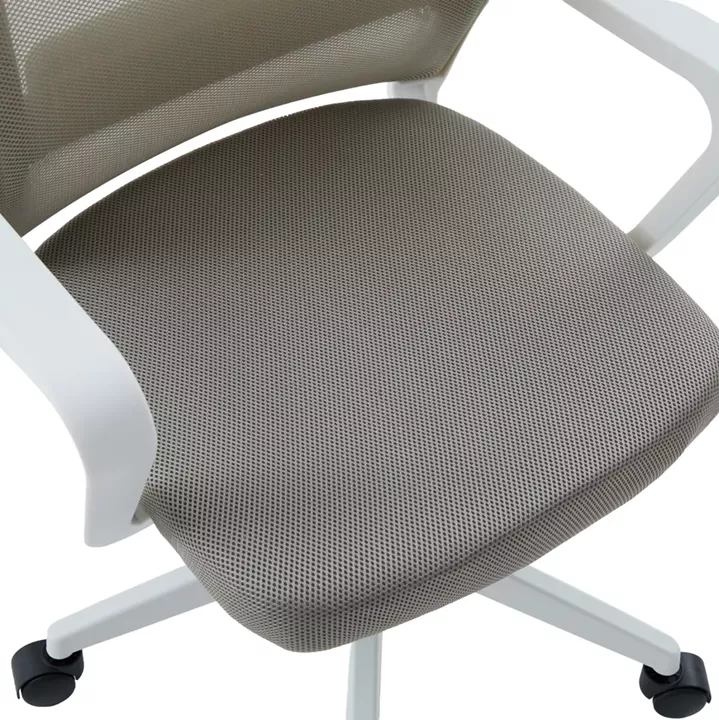 ΚΑΡΕΚΛΑ ΓΡΑΦΕΙΟΥ VELOCITY HM1229.02 ΛΕΥΚΟ PP--ΑΝΟΙΧΤΟ ΓΚΡΙ MESH 61x62x123Υεκ