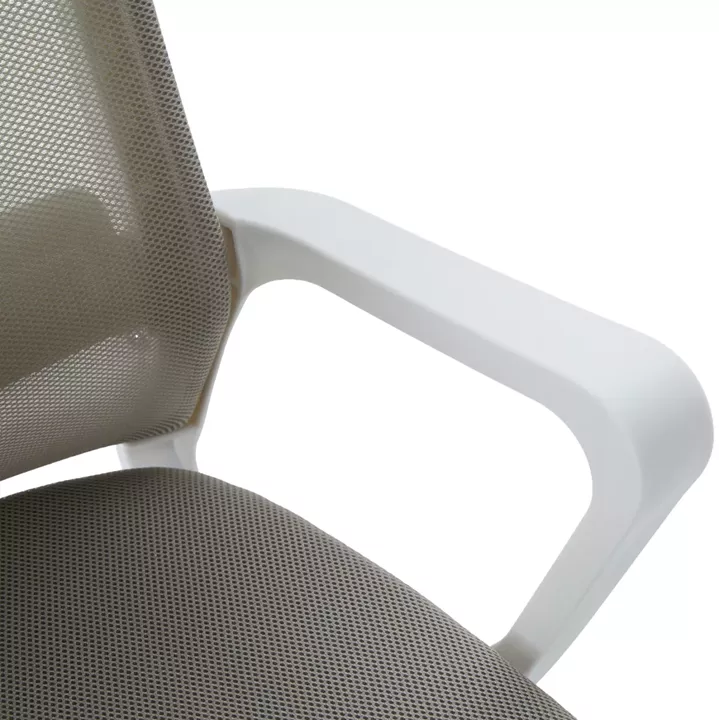 ΚΑΡΕΚΛΑ ΓΡΑΦΕΙΟΥ VELOCITY HM1229.02 ΛΕΥΚΟ PP--ΑΝΟΙΧΤΟ ΓΚΡΙ MESH 61x62x123Υεκ