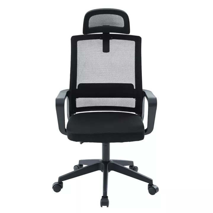 OFFICE CHAIR VELOCITY HM1229.01 BLACK PP & MESH FABRIC 61x62x123Hcm.