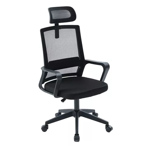 ΚΑΡΕΚΛΑ ΓΡΑΦΕΙΟΥ VELOCITY HM1229.01 ΜΑΥΡO MESH & PP 61x62x123Υεκ