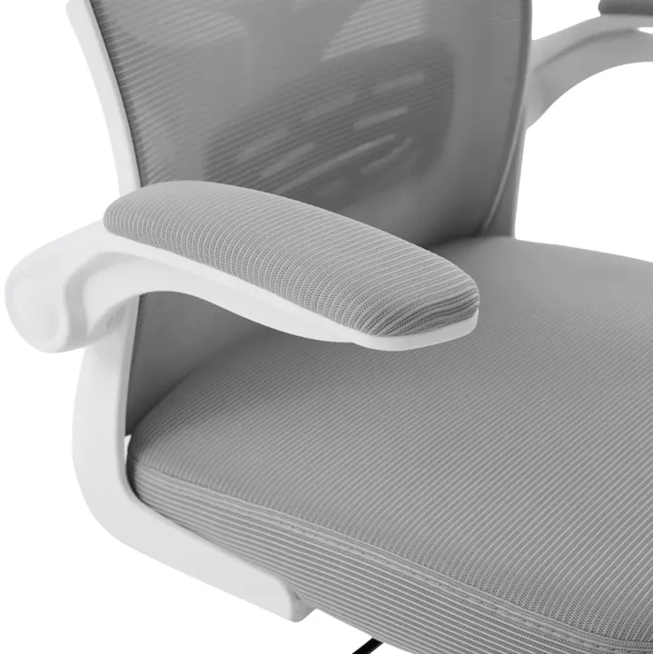 OFFICE CHAIR FLOATER HM1230.02 WHITE PP--LIGHT GREY MESH 62x62x106-116Hcm.