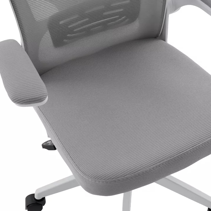OFFICE CHAIR FLOATER HM1230.02 WHITE PP--LIGHT GREY MESH 62x62x106-116Hcm.