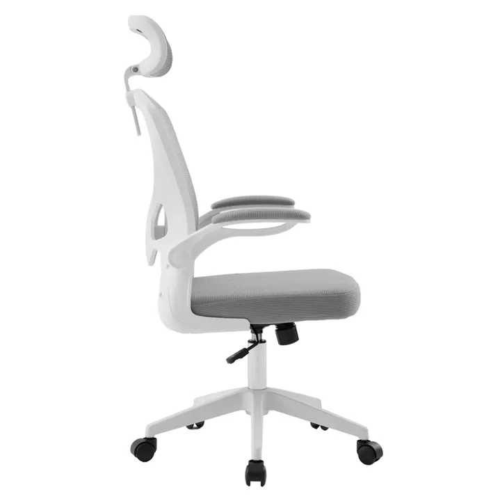 OFFICE CHAIR FLOATER HM1230.02 WHITE PP--LIGHT GREY MESH 62x62x106-116Hcm.