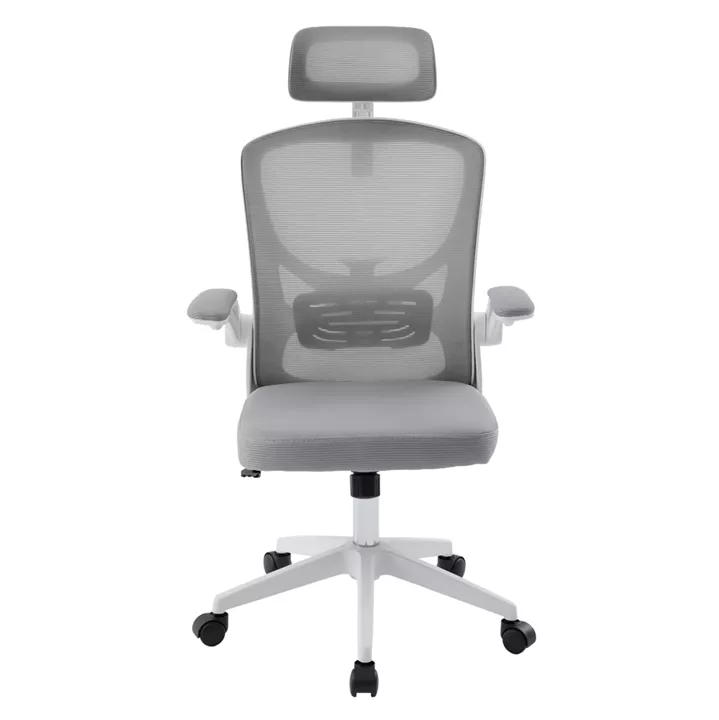 OFFICE CHAIR FLOATER HM1230.02 WHITE PP--LIGHT GREY MESH 62x62x106-116Hcm.