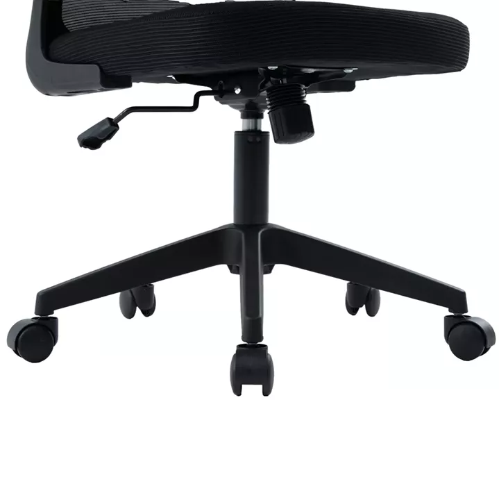 ΚΑΡΕΚΛΑ ΓΡΑΦΕΙΟΥ FLOATER HM1230.01 ΜΑΥΡO MESH & PP 62x62x106-116Υεκ