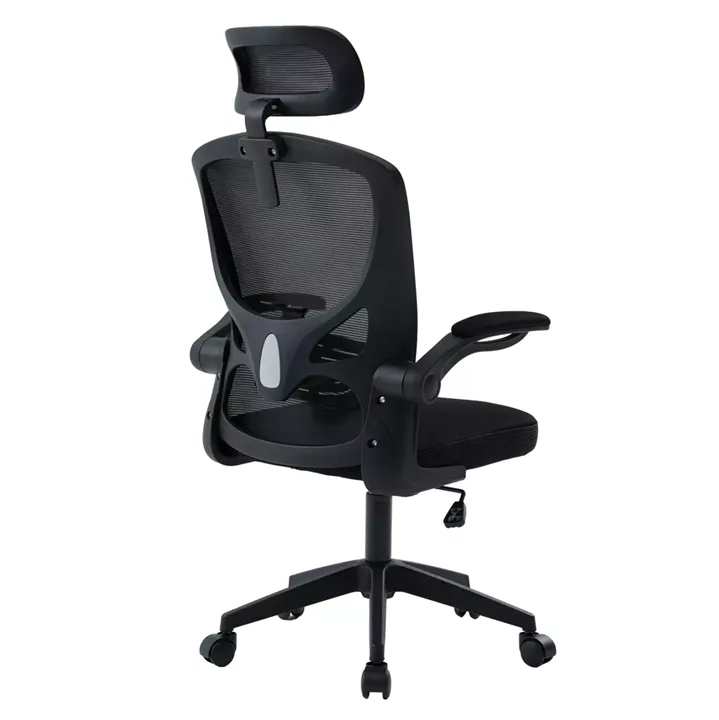 ΚΑΡΕΚΛΑ ΓΡΑΦΕΙΟΥ FLOATER HM1230.01 ΜΑΥΡO MESH & PP 62x62x106-116Υεκ