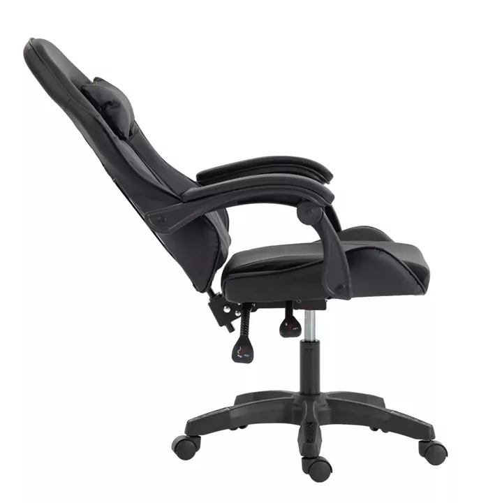 ΚΑΡΕΚΛΑ GAMING STRATUS HM1231.01 ΜΑΥΡΟ PVC--ΜΕ ΜΑΞIΛΑΡΑΚΙΑ ΜΕΣΗΣ/ΚΕΦΑΛΗΣ 62x62x119Υεκ