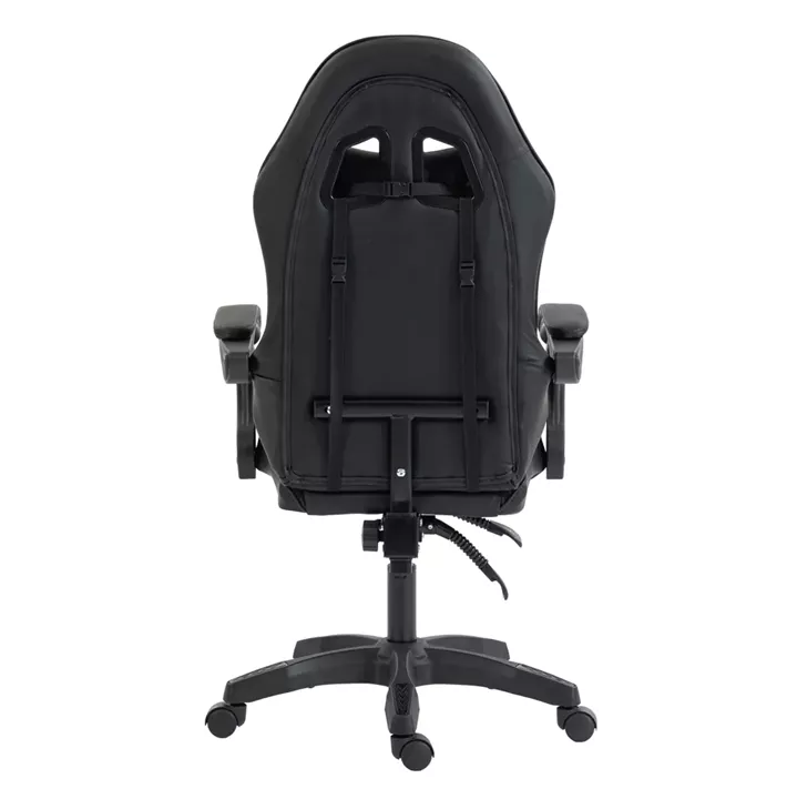 ΚΑΡΕΚΛΑ GAMING STRATUS HM1231.01 ΜΑΥΡΟ PVC--ΜΕ ΜΑΞIΛΑΡΑΚΙΑ ΜΕΣΗΣ/ΚΕΦΑΛΗΣ 62x62x119Υεκ