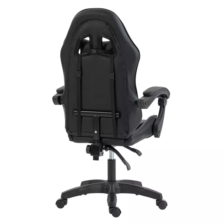 ΚΑΡΕΚΛΑ GAMING STRATUS HM1231.01 ΜΑΥΡΟ PVC--ΜΕ ΜΑΞIΛΑΡΑΚΙΑ ΜΕΣΗΣ/ΚΕΦΑΛΗΣ 62x62x119Υεκ