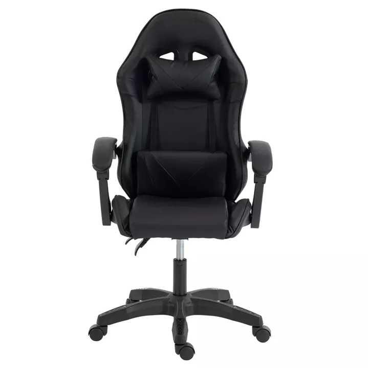 ΚΑΡΕΚΛΑ GAMING STRATUS HM1231.01 ΜΑΥΡΟ PVC--ΜΕ ΜΑΞIΛΑΡΑΚΙΑ ΜΕΣΗΣ/ΚΕΦΑΛΗΣ 62x62x119Υεκ