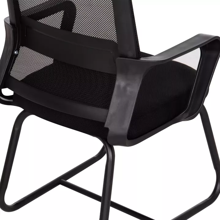 ΚΑΡΕΚΛΑ ΕΠΙΣΚΕΠΤΗ CASTER HM1228.01 PP--MESH--ΜΕΤΑΛΛΟ ΜΑΥΡΟ 46x52x94Υεκ