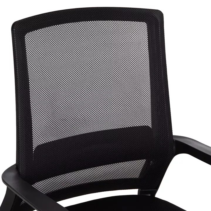 ΚΑΡΕΚΛΑ ΕΠΙΣΚΕΠΤΗ CASTER HM1228.01 PP--MESH--ΜΕΤΑΛΛΟ ΜΑΥΡΟ 46x52x94Υεκ