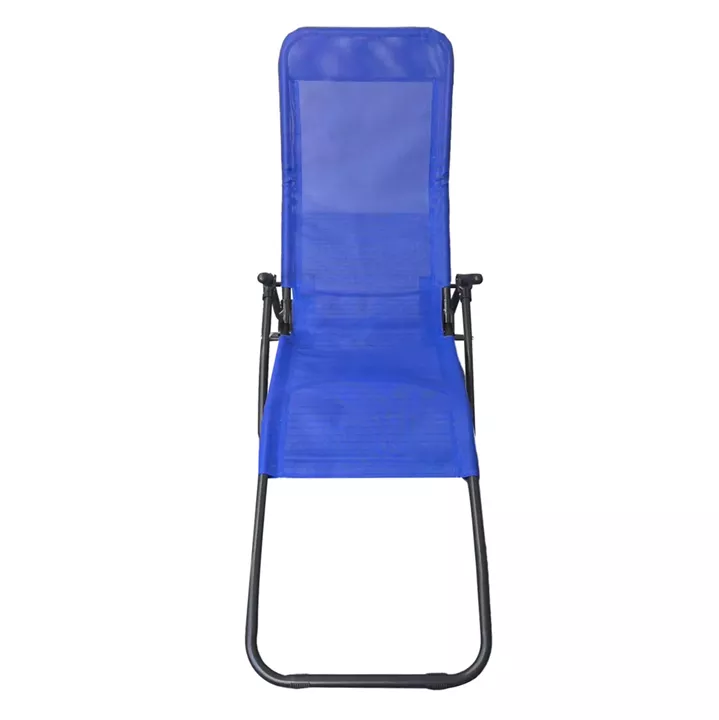 ΞΑΠΛΩΣΤΡΑ ΚΟΥΝΙΣΤΗ SWINGSAND HM6553.05 ΜΠΛΕ TEXTILENE--ΜΑΥΡΟ ΜΕΤΑΛΛΟ 142x60x95Υεκ