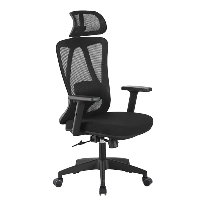 Καρέκλα γραφείου διευθυντή Magida pakoworld mesh μαύρο 58.5x66x115-125εκ