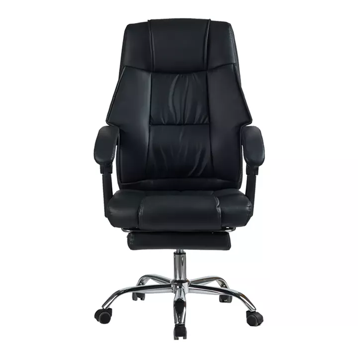 Director's office chair with footrest Vimmi pakoworld pu black 60x62.5x102-112cm