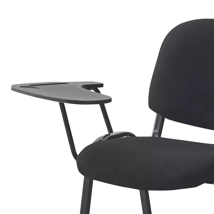 Καρέκλα συνεδρίου με αναλόγιο Lector pakoworld μαύρο 54x54x78εκ