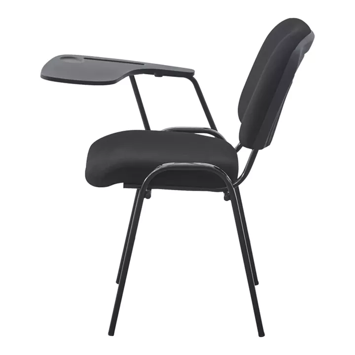 Καρέκλα συνεδρίου με αναλόγιο Lector pakoworld μαύρο 54x54x78εκ