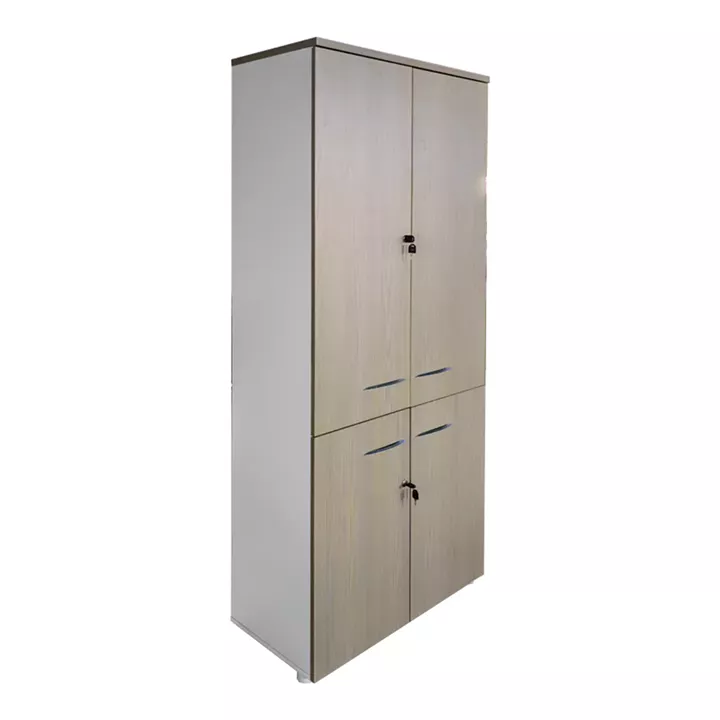 Ντουλάπα γραφείου Armadi pakoworld sonoma-λευκό 80x40x200εκ