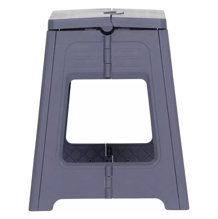 FOLDABLE POLYPROPYLENE STOOL SOLIS HM18392.01 GREY 30x25x30Hcm.