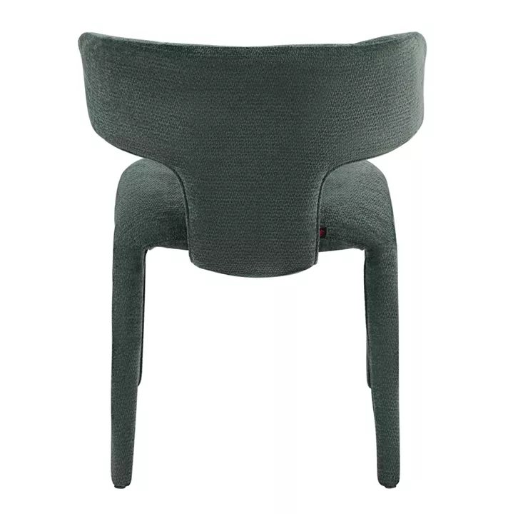 DINING ARMCHAIR BIEN HM18361.04 GREEN FABRIC 49.5x55.5x76Hcm.