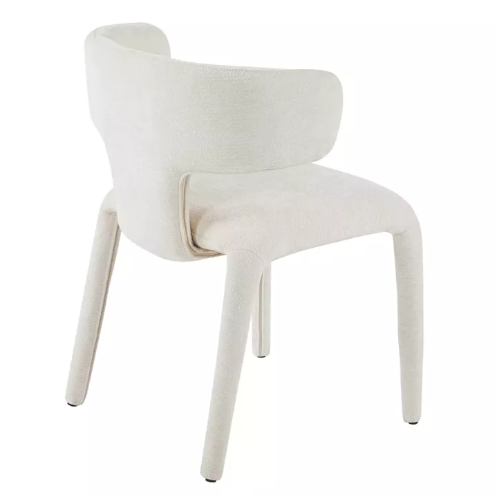 DINING ARMCHAIR BIEN HM18361.02 ECRU LINEN FABRIC 49.5x55.5x76Hcm.