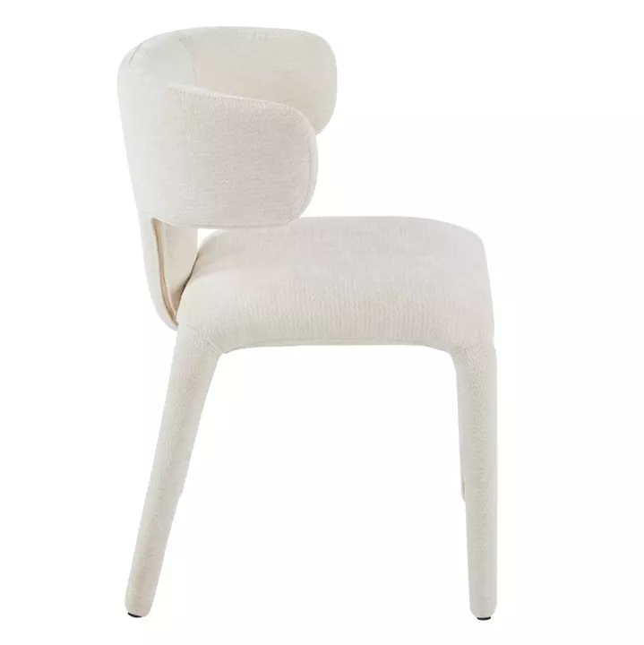 DINING ARMCHAIR BIEN HM18361.02 ECRU LINEN FABRIC 49.5x55.5x76Hcm.