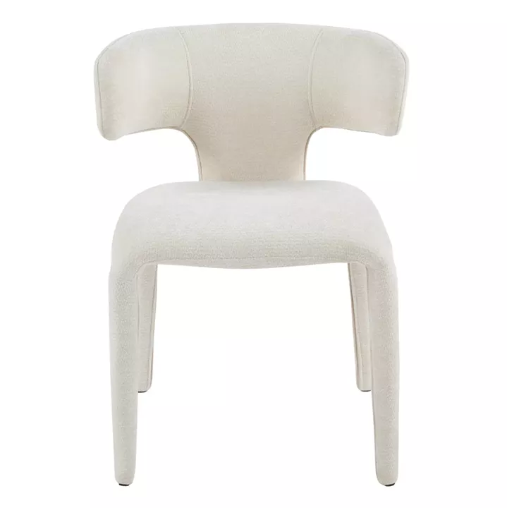 DINING ARMCHAIR BIEN HM18361.02 ECRU LINEN FABRIC 49.5x55.5x76Hcm.
